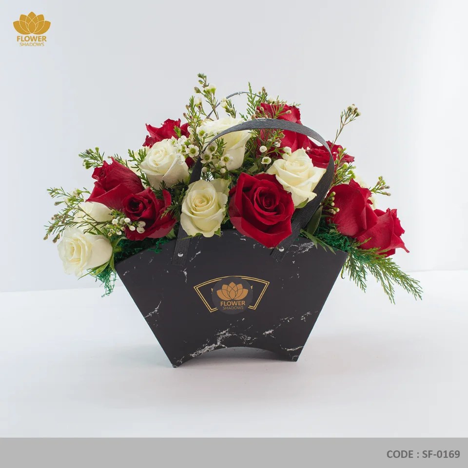 22pcs Roses Letterbox Flower Shadows