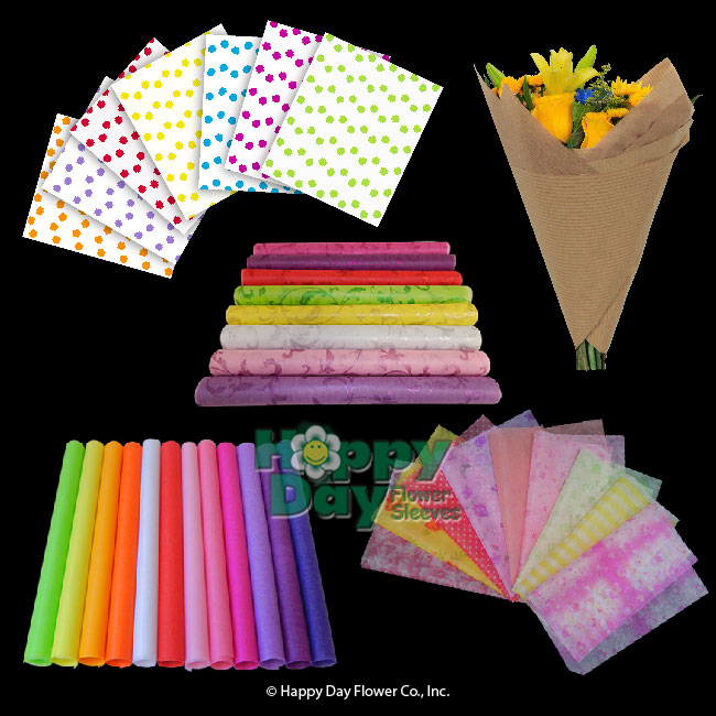 sleeves wraps & rollsWholesale floral