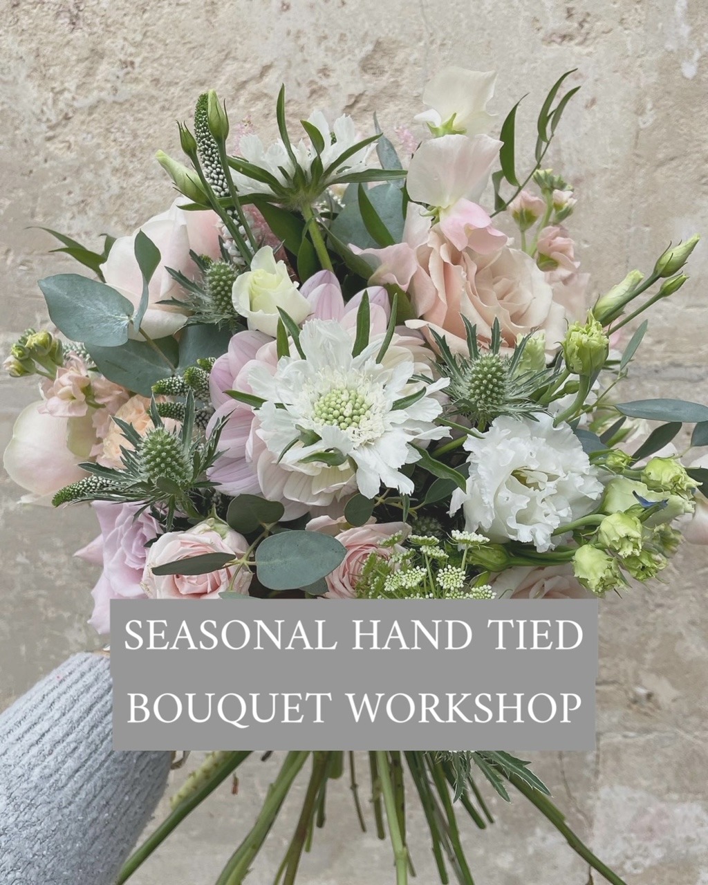 Sunday 22nd January 2023 Hand tied bouquet Flowers of Bath
