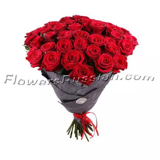 50 Roses » Flower Delivery To Russia • FlowersRussian