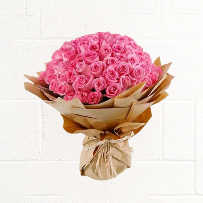 Buy Online Best 101 PINK ROSES in Dubai