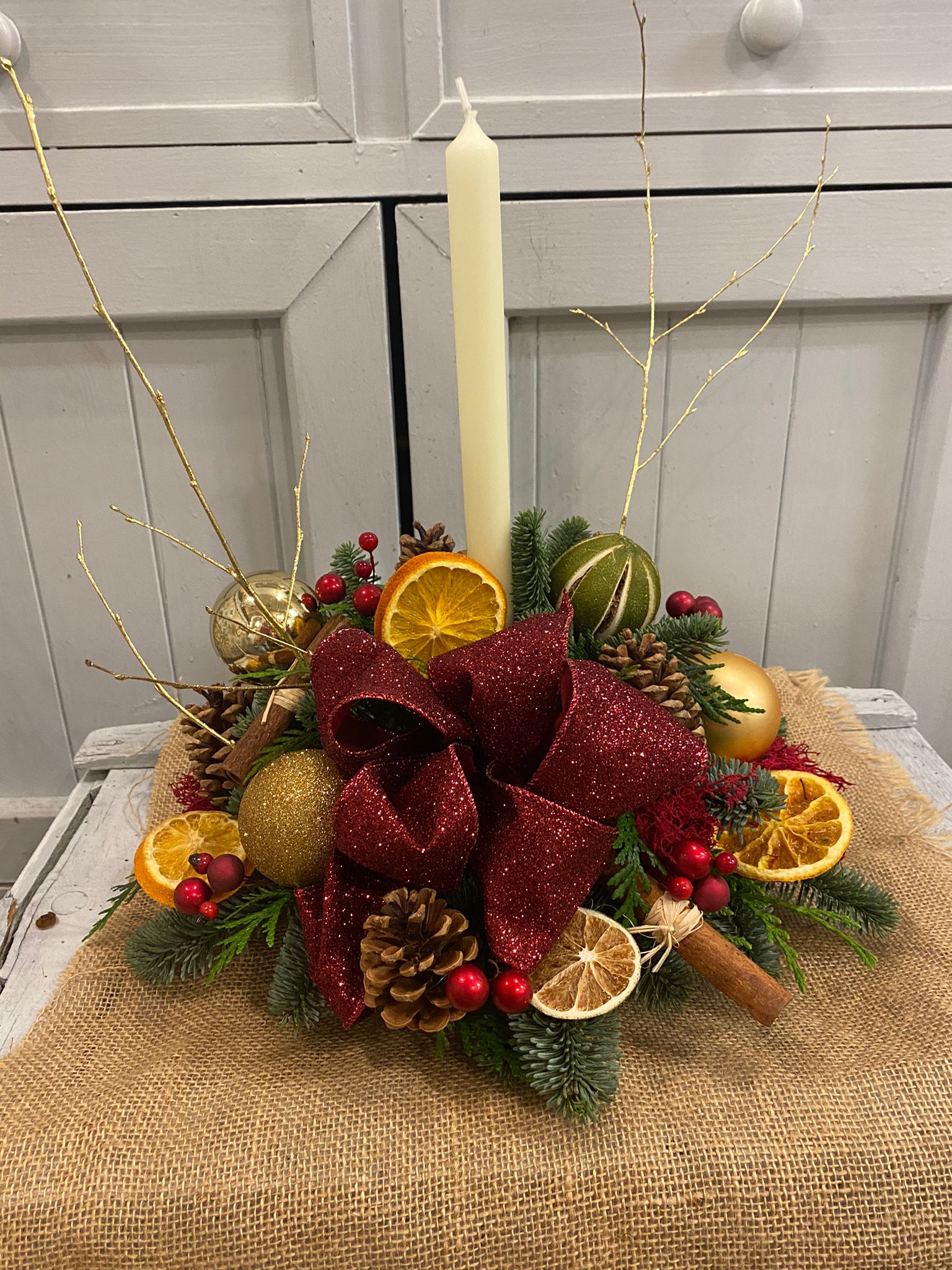 Luxury Christmas Table Centre Flowers Unique