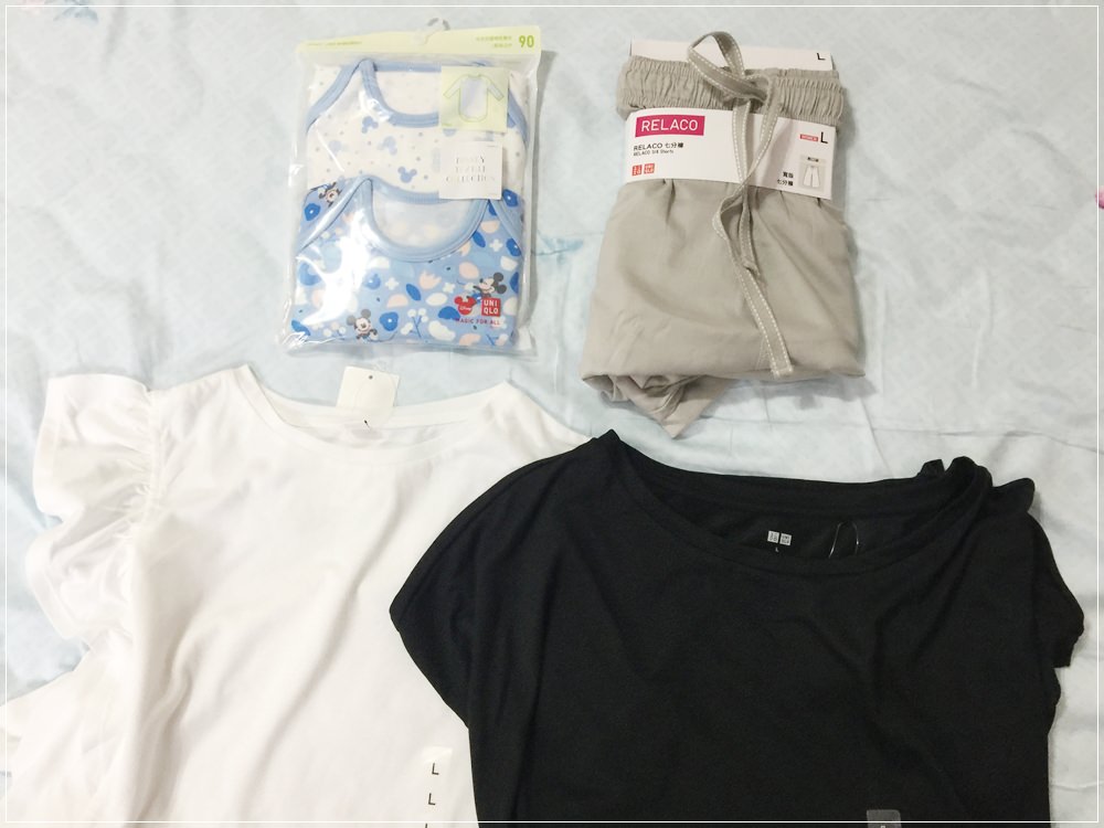 【每月的UNIQLO戰利品】連假回娘家也可以買！baby disney包屁衣特價囉！