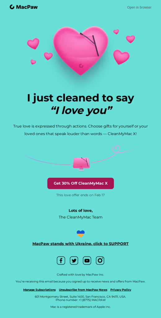 Valentine’s Day Email Marketing Ideas, Designs, and Strategies for a
