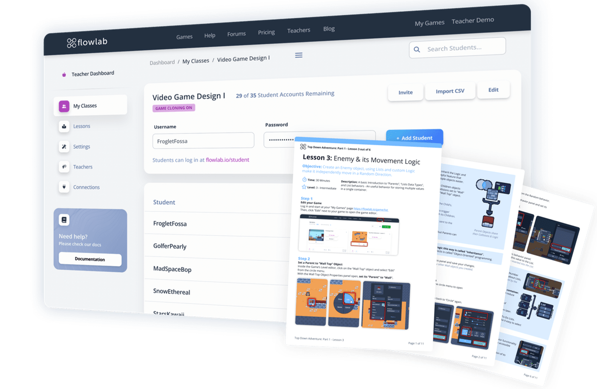 Flowlab Game Creator Flowlab for Education