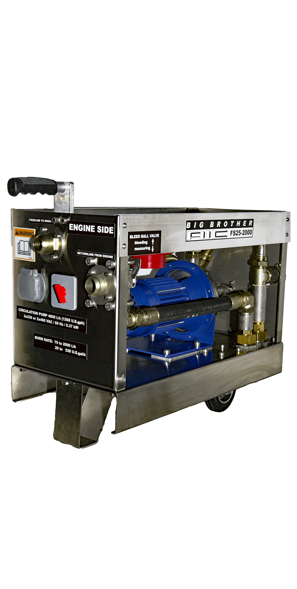 AIC 8000 Big Brother series, diesel and fuel flow meter for big engines