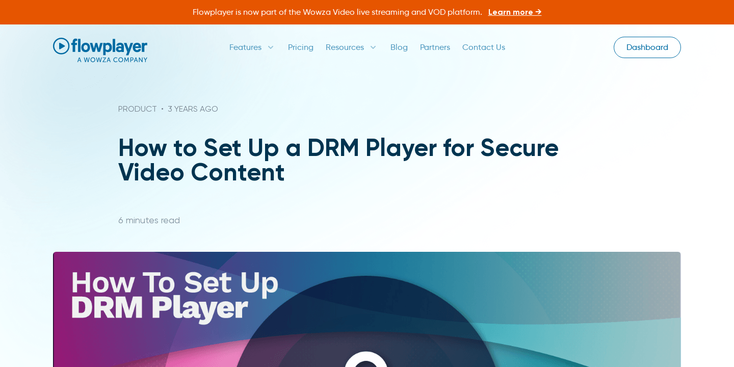 How to Set Up a DRM Player for Secure Video Content Flowplayer