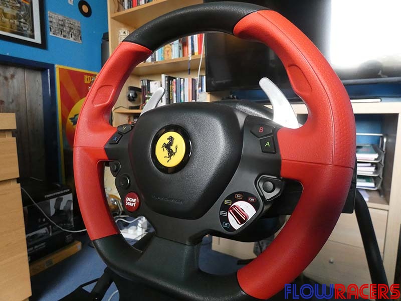 Thrustmaster 458 Spider Racing Wheel Review FLOW RACERS