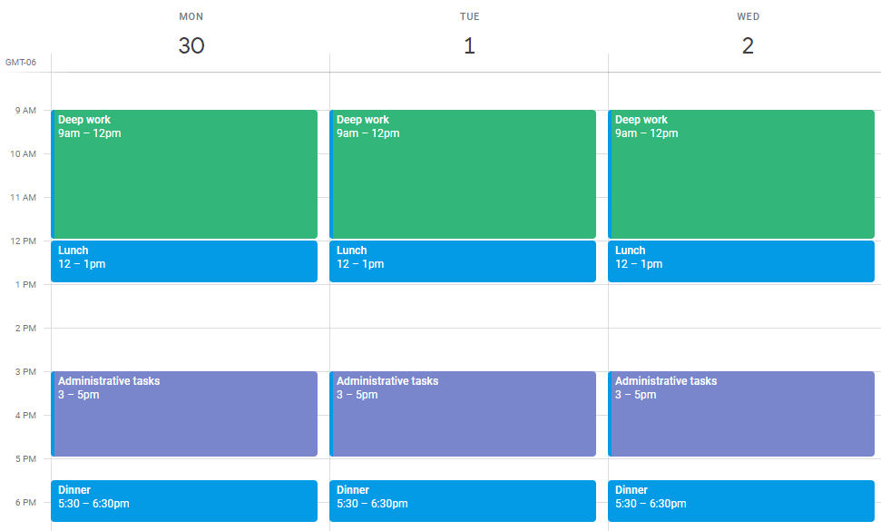 Time Blocking Google Calendar StepbyStep 2026 Guide