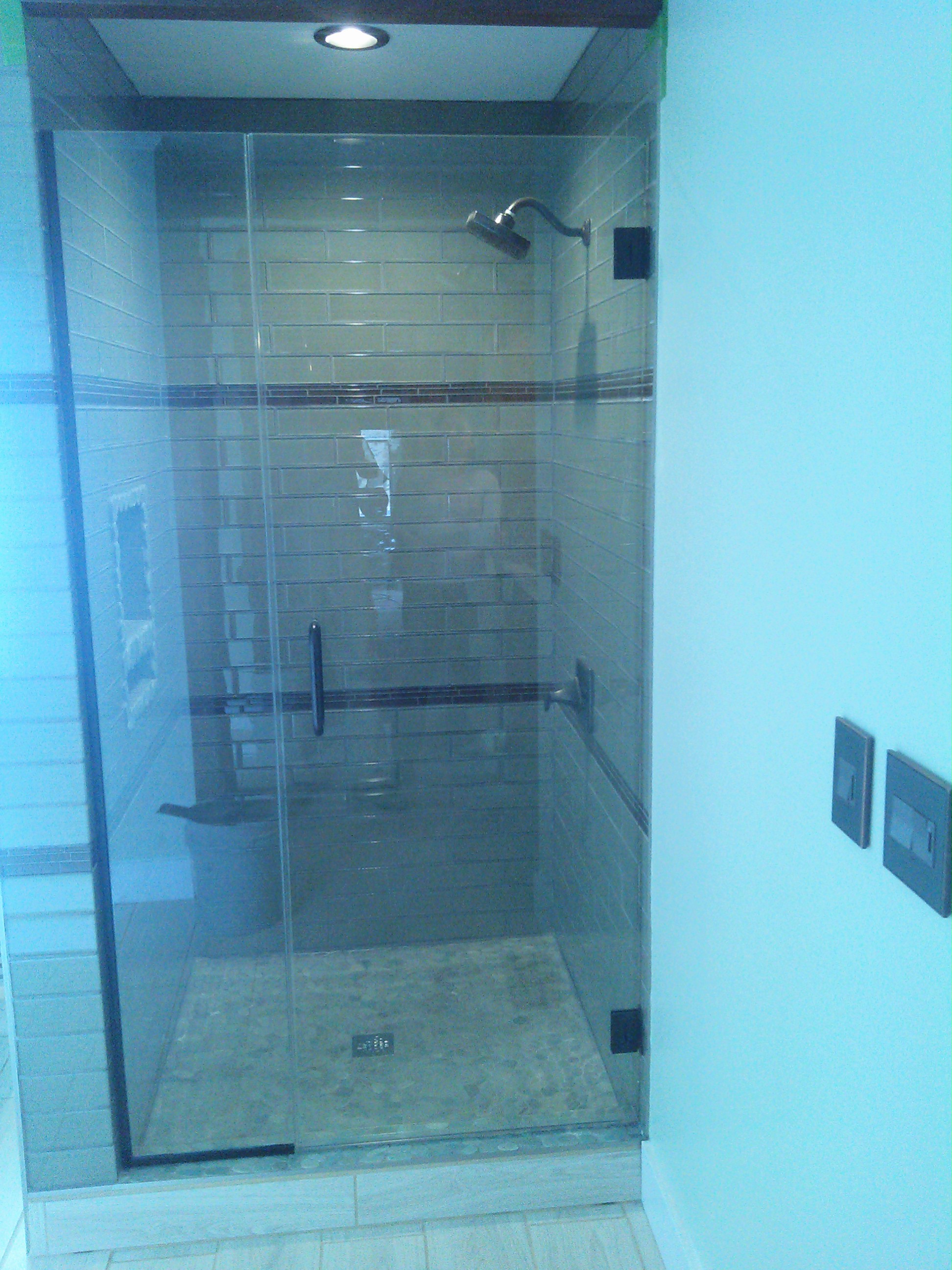 UChannel Shower Door Installation Floyd Glass &amp; Window