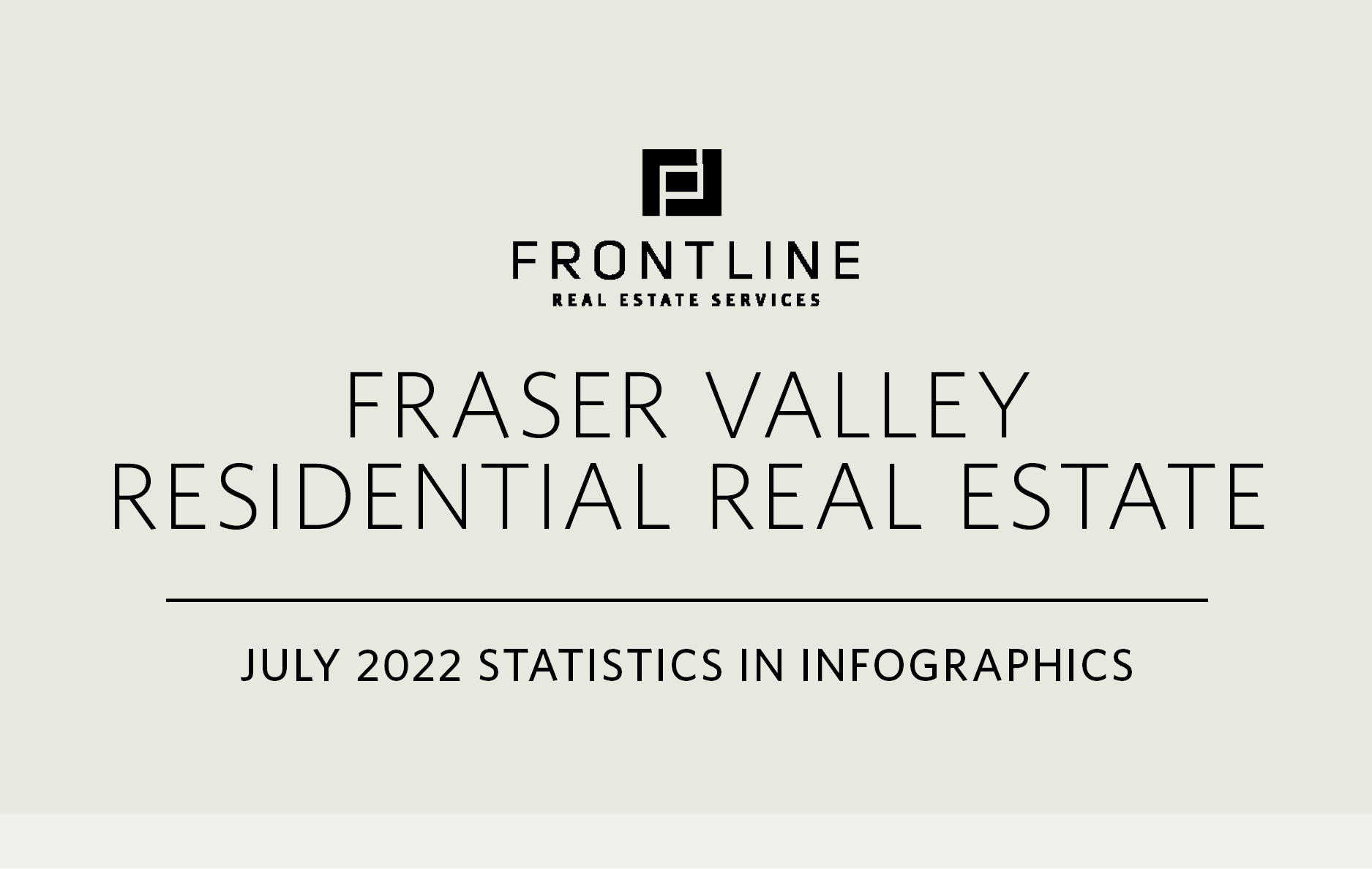 Fraser Valley Residential Real Estate July 2022 Infographic — FLRE.ca