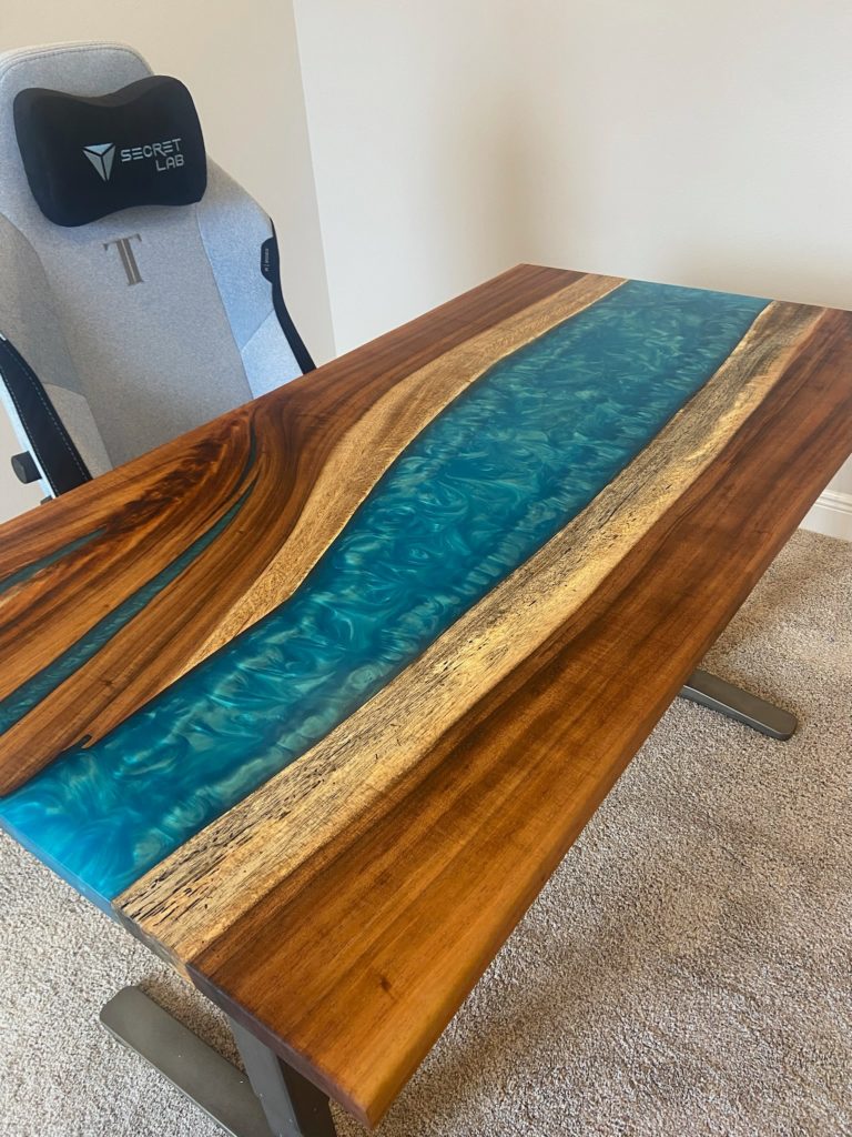 Epoxy River Desk FL Resin