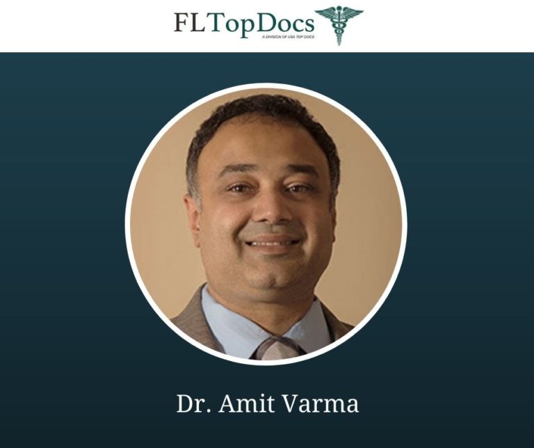 Board Certified Orthopedic Surgeon, Dr. Amit Varma Named FL Top Doc