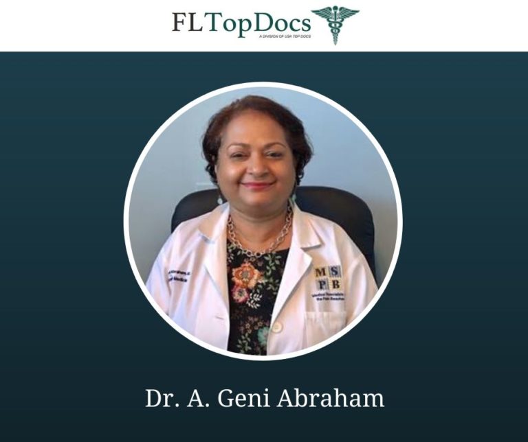 Dr. Accamma Geni Abraham Named 2020 FL Top Doc