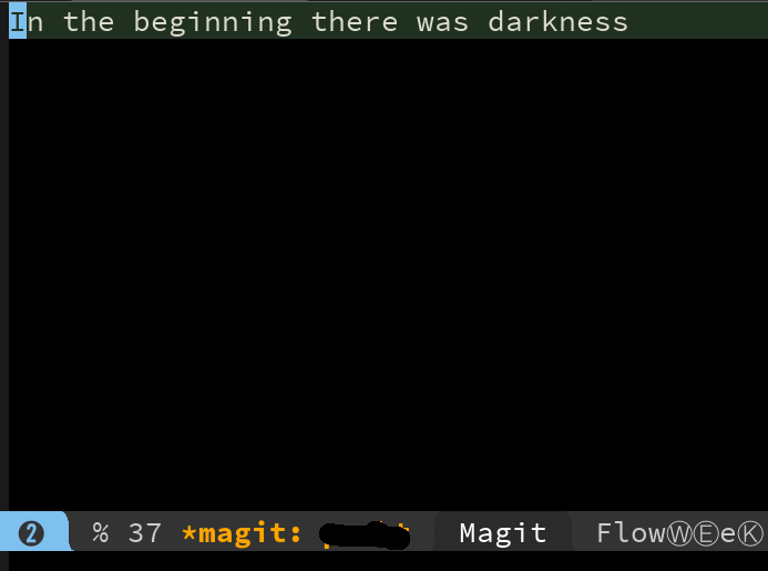 Magit in the beginning there was the darkness Luca Ferrari Open