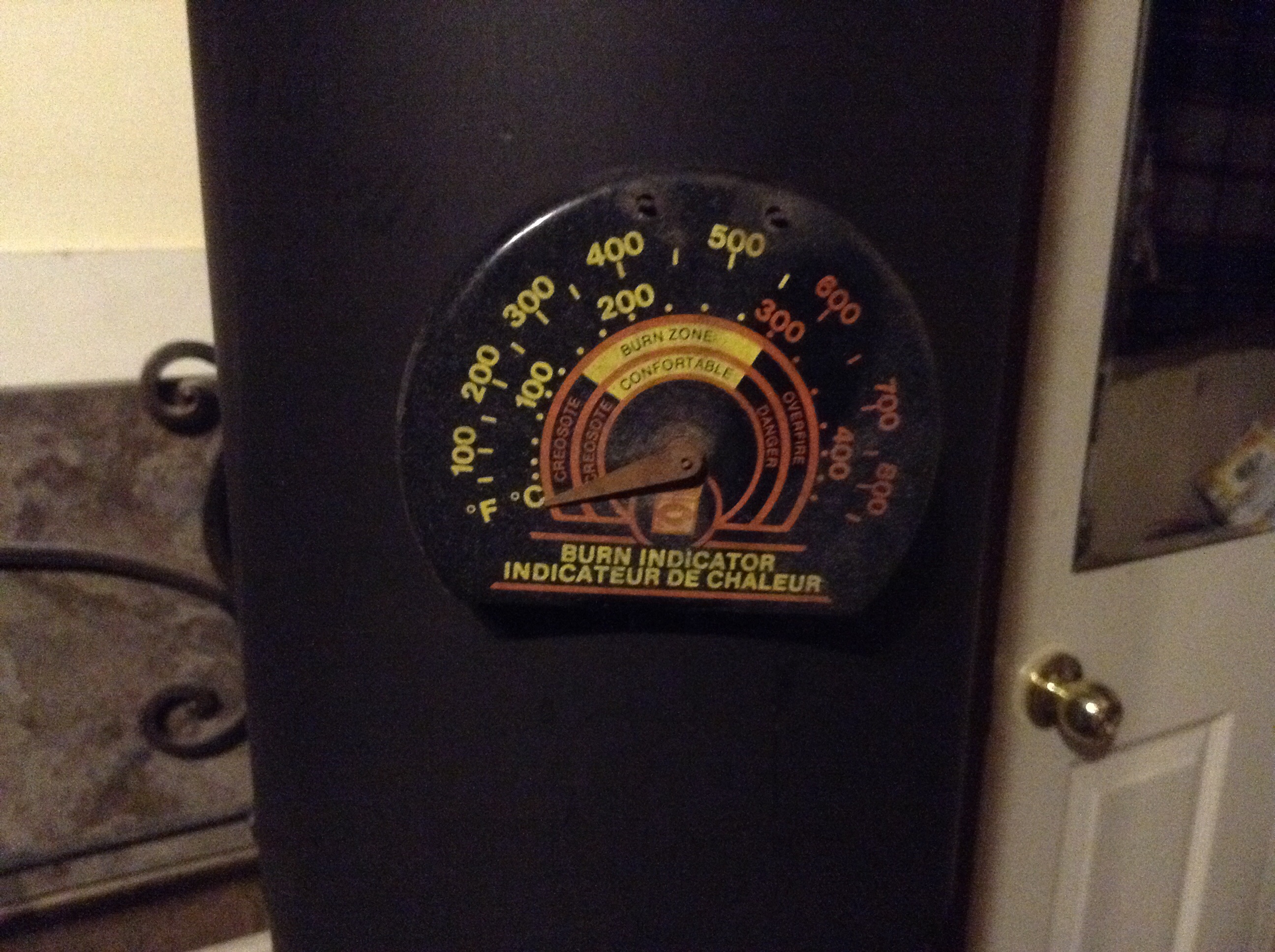 Stove Top Thermometer or Stovepipe Type Avoid Overfiring Flue Guru