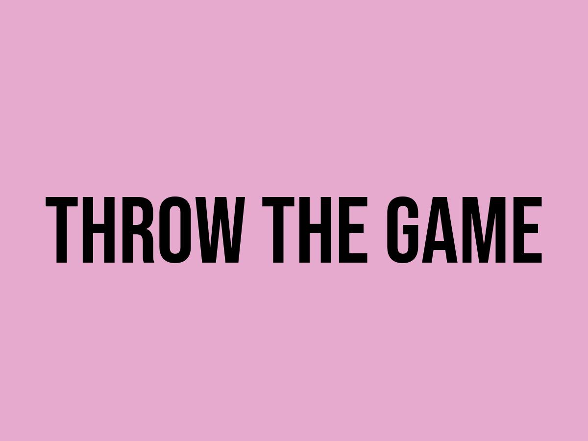 What Does Throw The Game Mean? Meaning, Uses and More FluentSlang