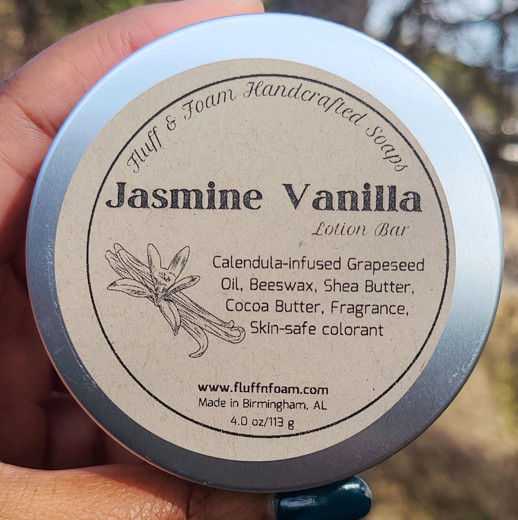 Jasmine Vanilla Lotion Bar Fluff & Foam Soaps