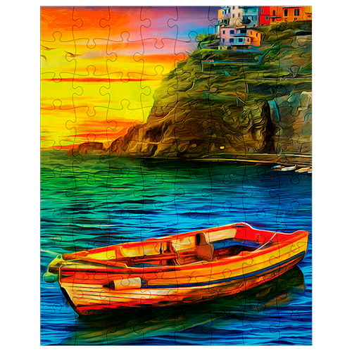 Italy Oil Painting Fluffy Bear