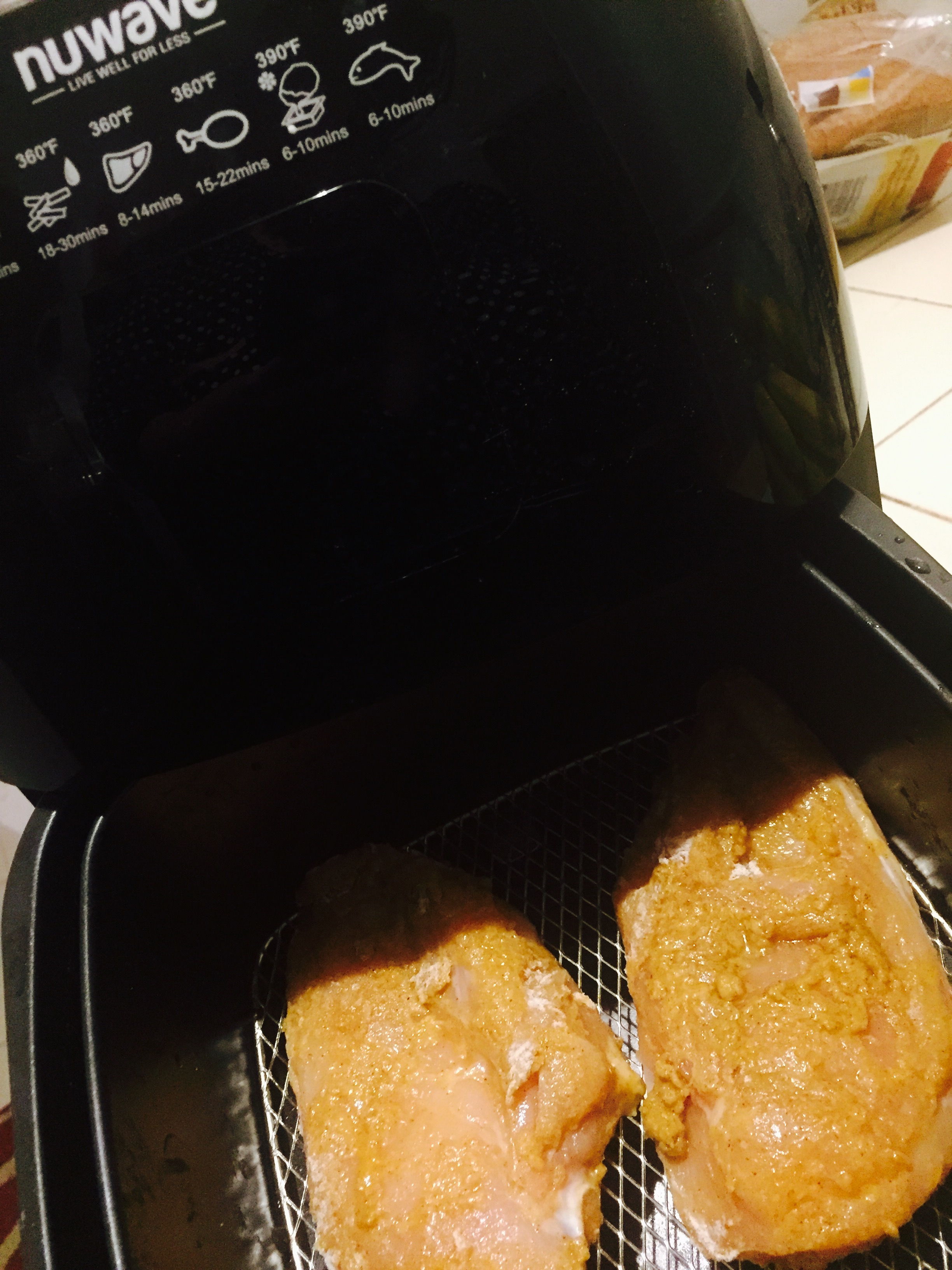 Nu Wave Air Fryer (Almost) Guilt Free Fried Chicken Fluffy Aint For me