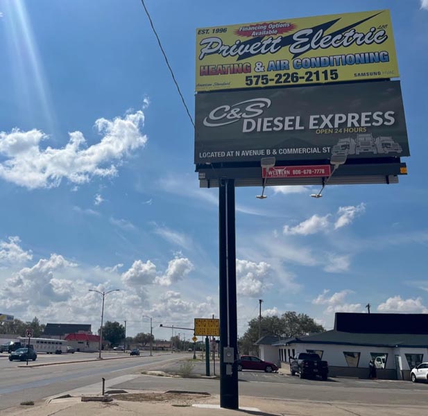 Billboard Advertising in Portales New Mexico Fluhman Outdoor
