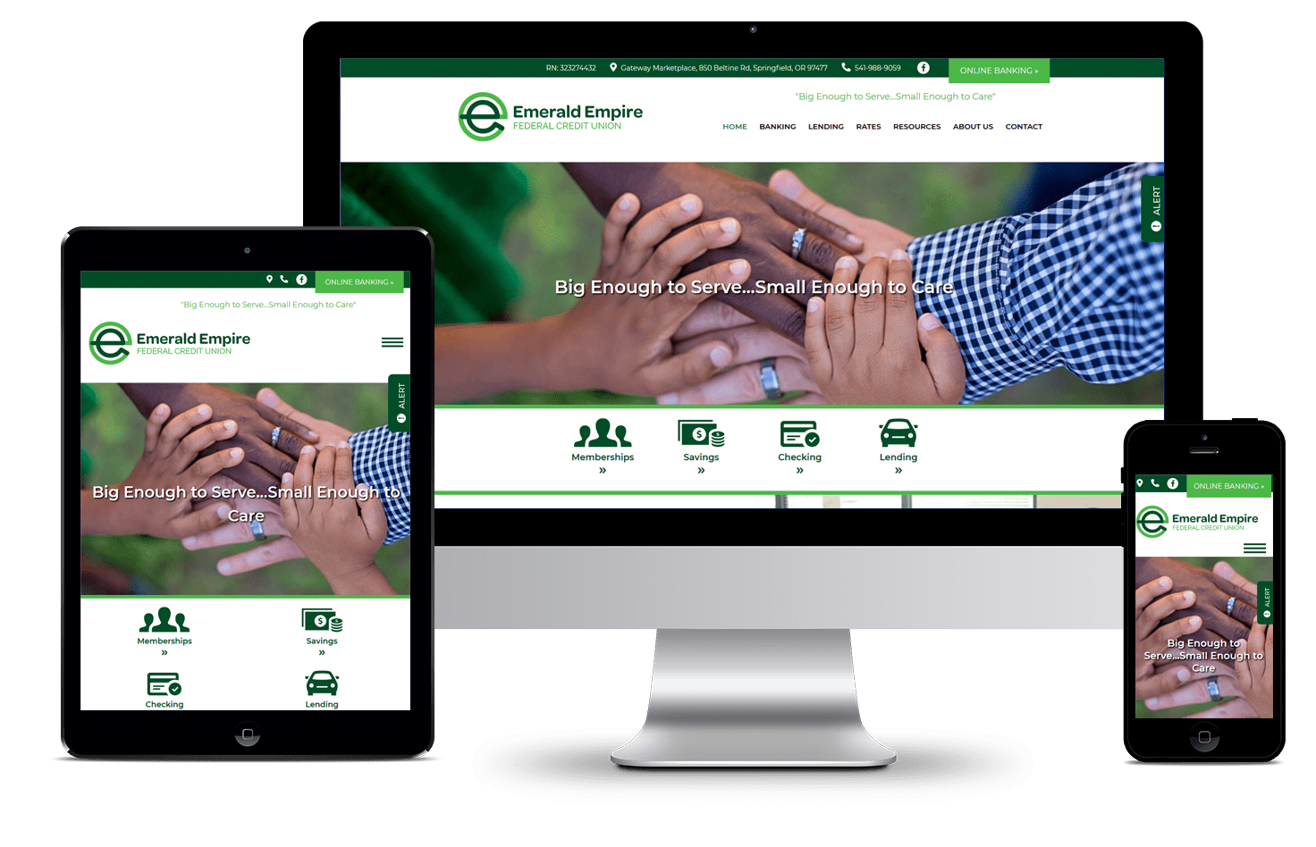 Emerald Empire Federal Credit Union Fluidity Studio Web Development