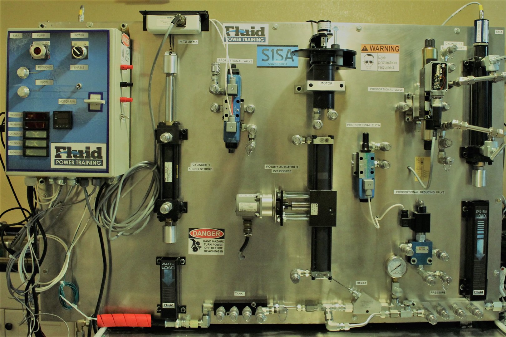 Hydraulic training equipment FluidPower Training