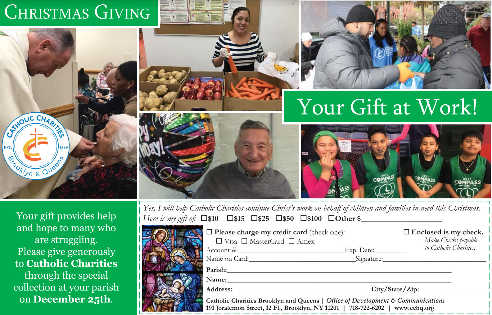 Catholic Charities Holiday Donation The Flushing Blog
