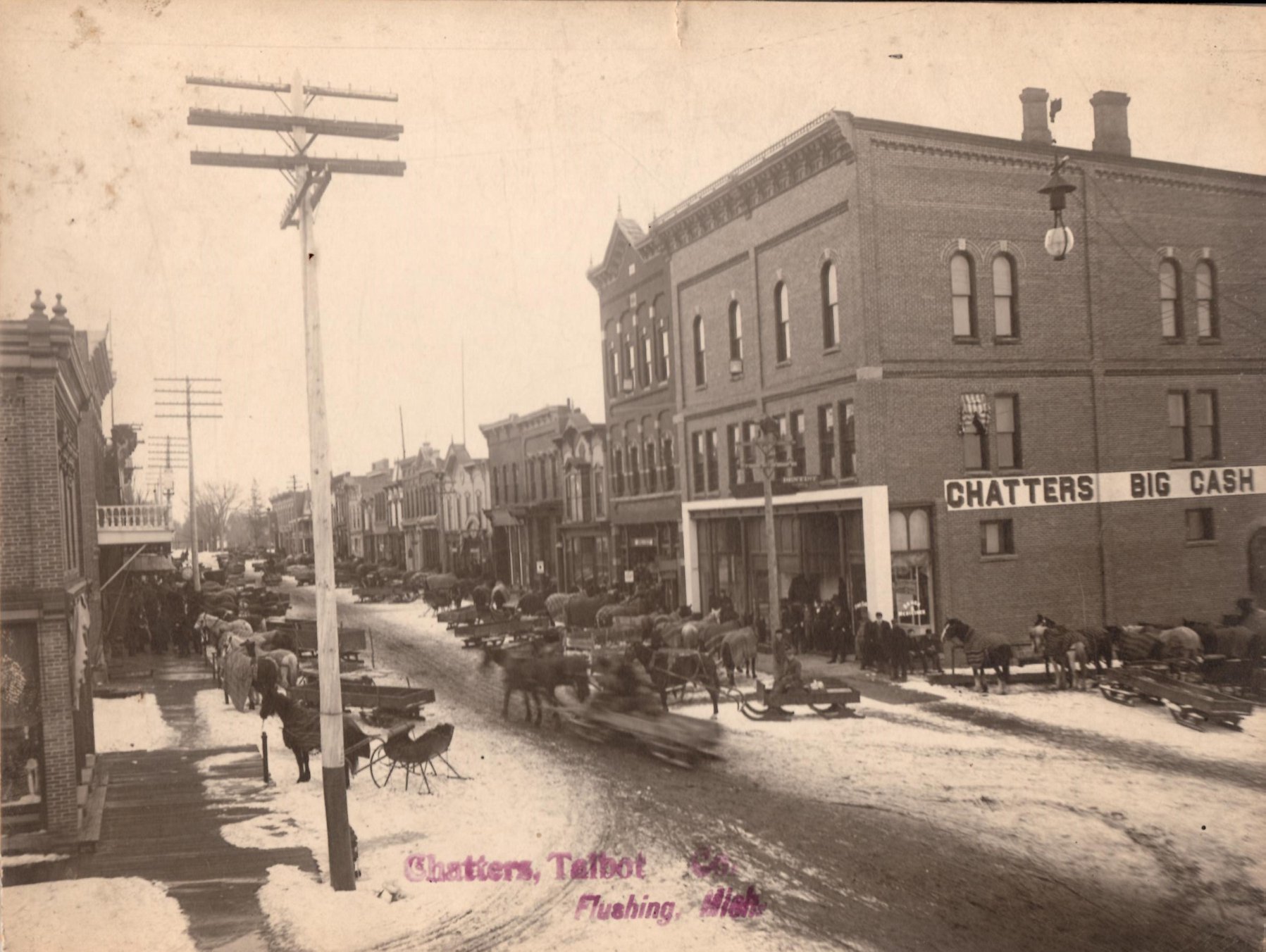 Getting ready for winter here around the Flushing Area Historical