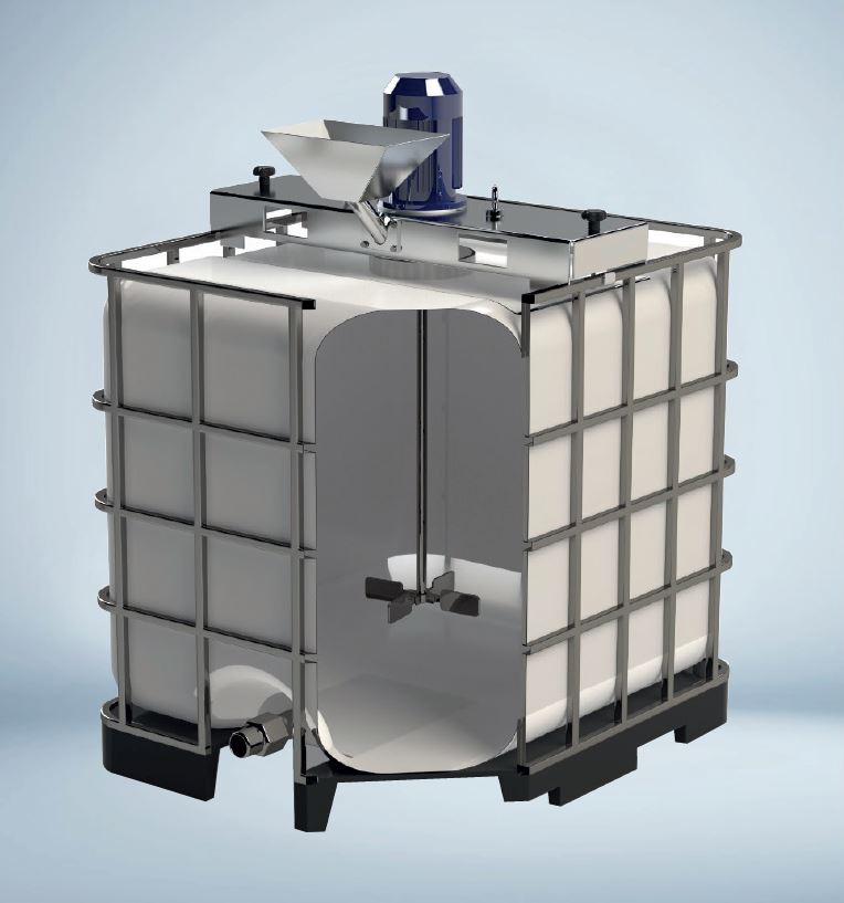 IBC Tank Agitator FLUSSMANN