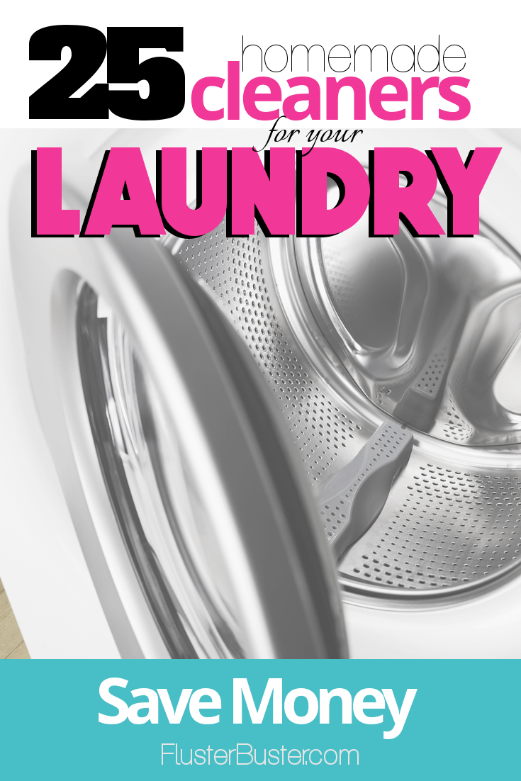 25 Ways to Clean Clothes for Less Fluster Buster