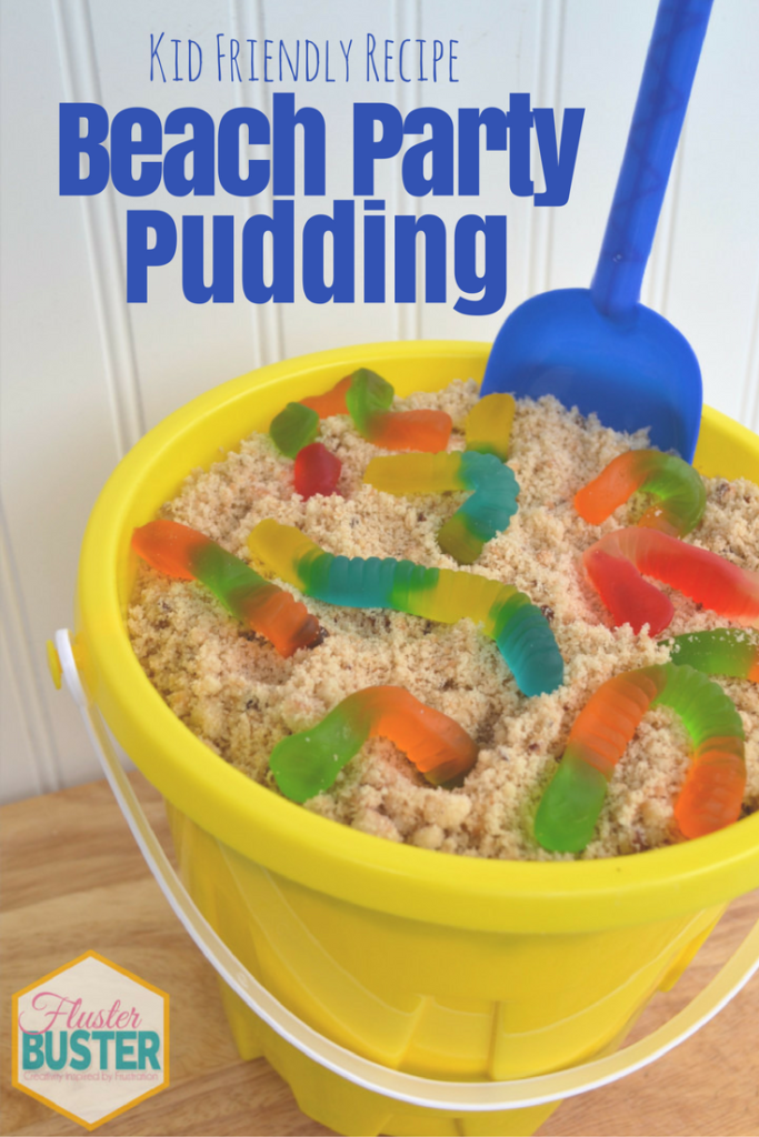 Beach Party Pudding Kid Friendly Recipe Fluster Buster