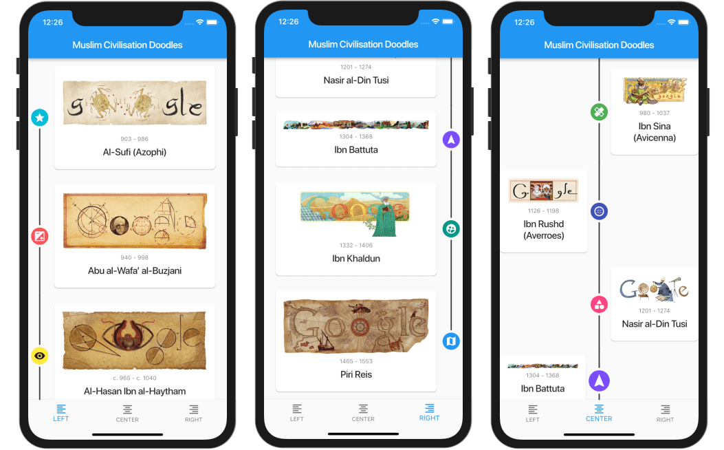 Flutter Timeline Widget Info Source Code on GitHub