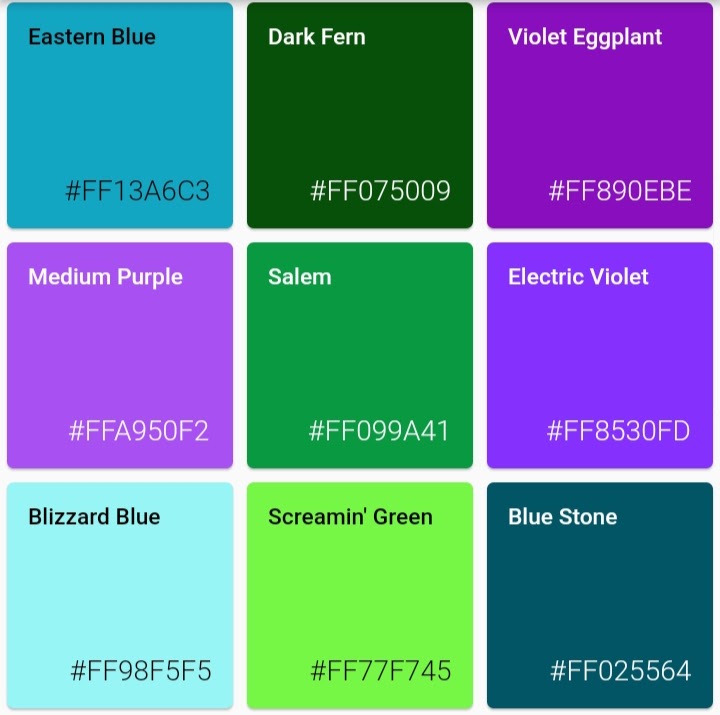 Random color generator for Flutter