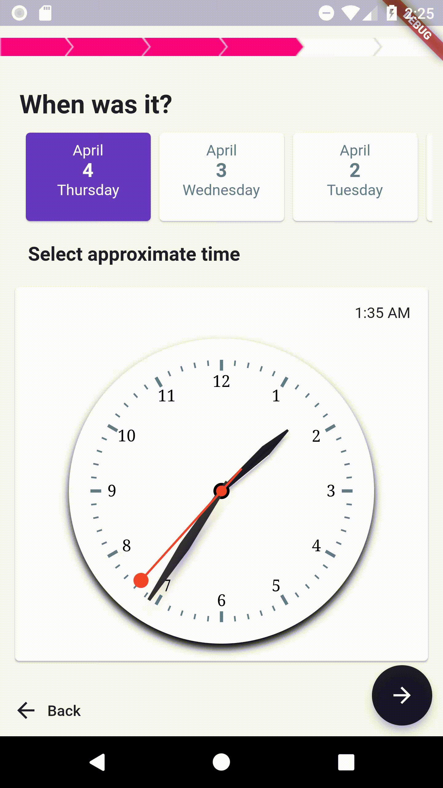 Time Picker Flutter