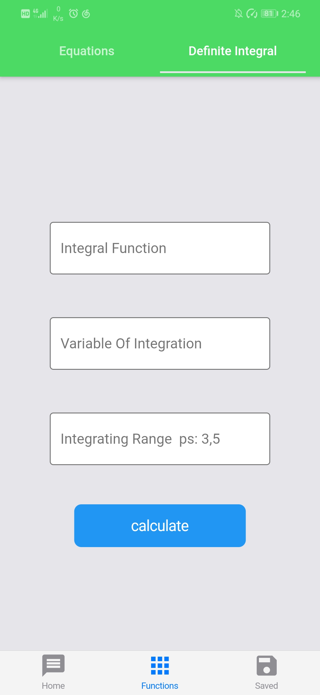 A Flutter matrix calculate application