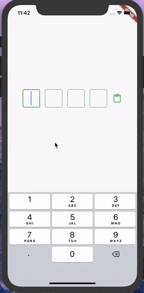 PIN input field widget for flutter