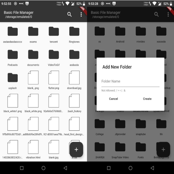 File Manager Flutter Awesome