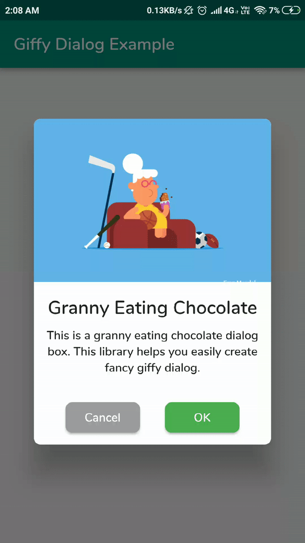 A beautiful and custom alert dialog for flutter