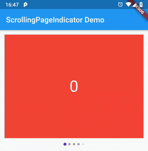 PageIndicator like Instagram written for Flutter