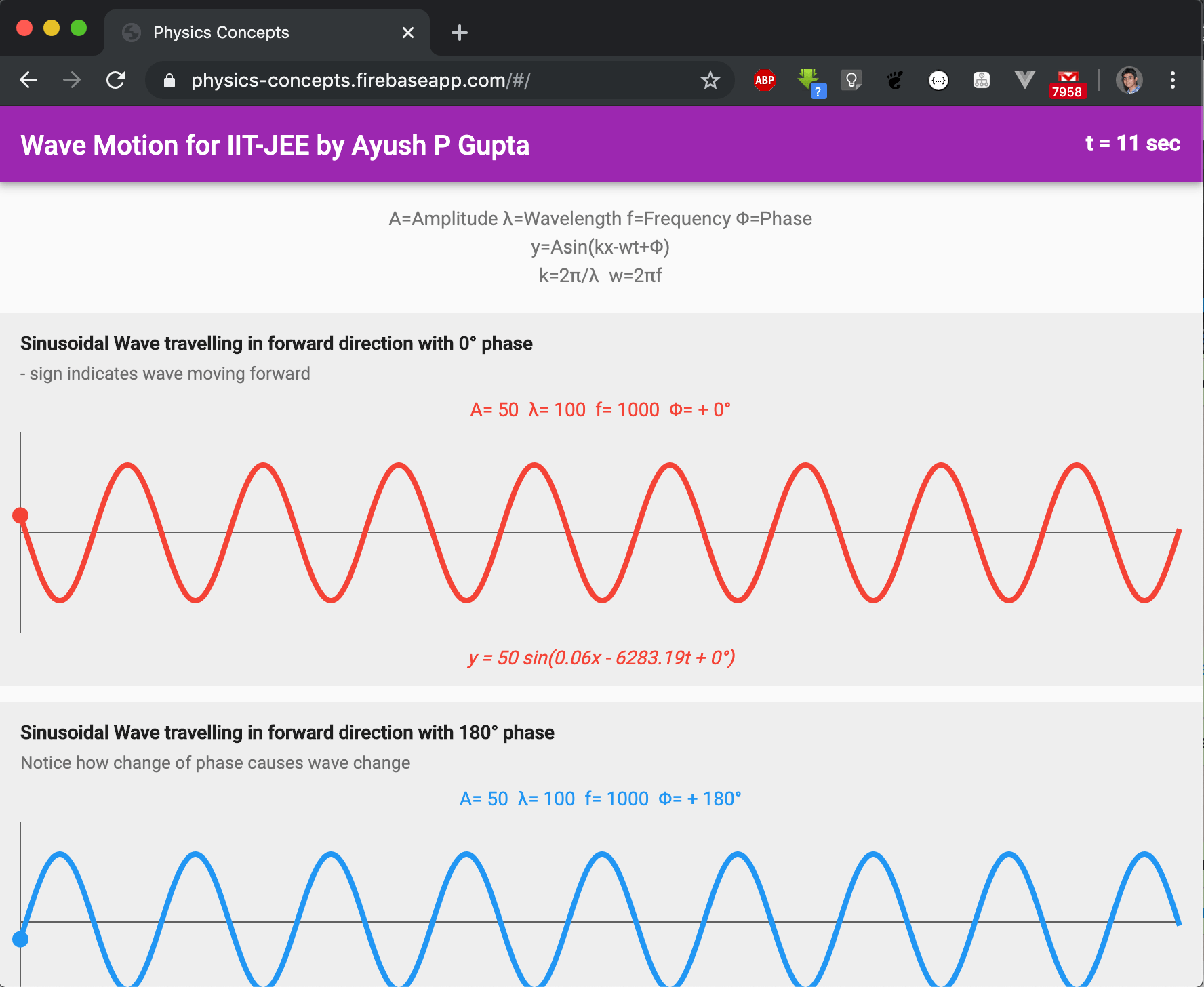 A Flutter project for physics concepts