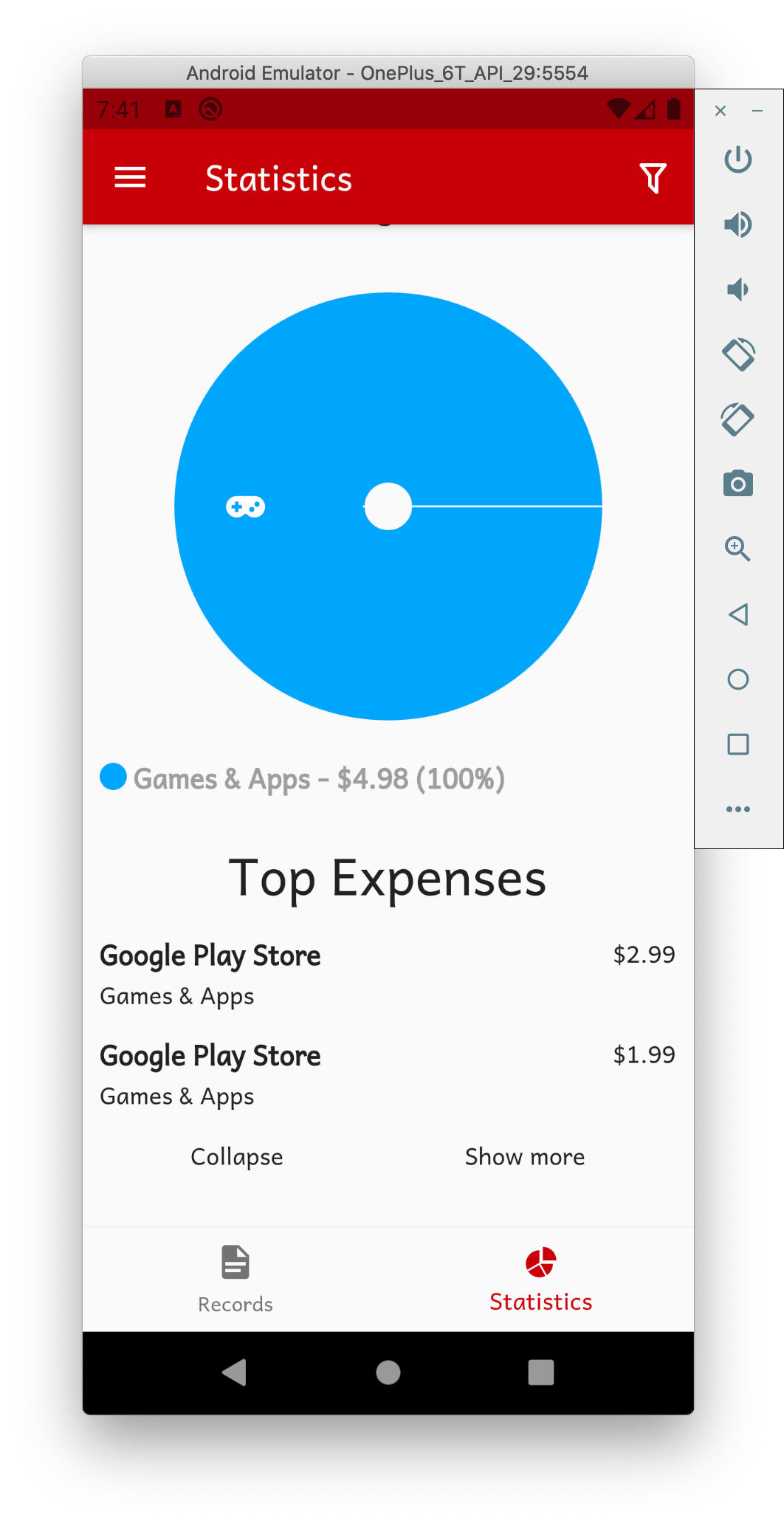 A fund tracking application built with Flutter