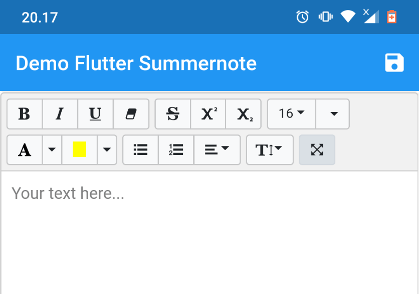 Text Editor in Flutter to help free write WYSIWYG HTML code