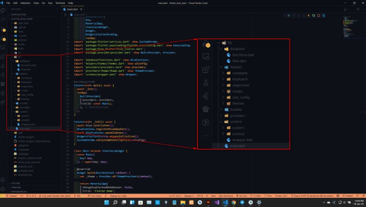 Flutter Kick Start Project Pattern