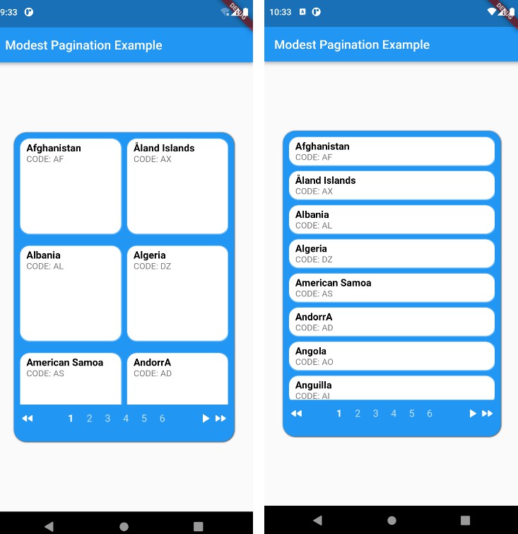 Pagination Flutter Awesome
