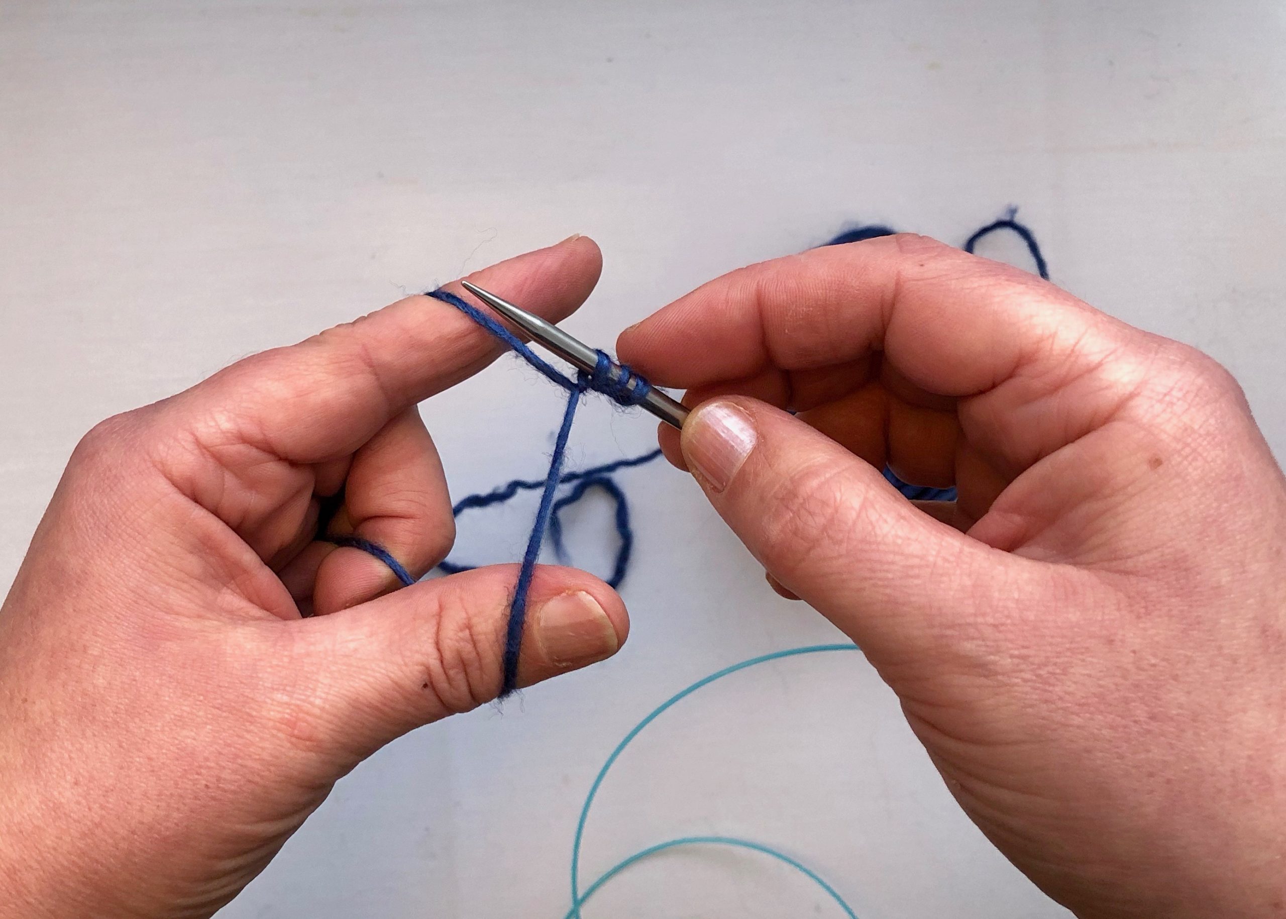 Tubular Cast on for 1×1 Rib