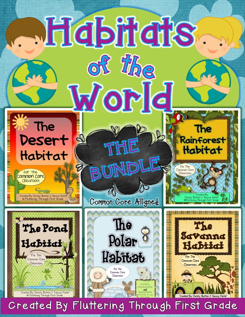Habitats of the World Bundle...Plus, A Habitat Book Cover Freebie