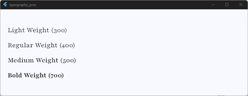 The Working Code Example