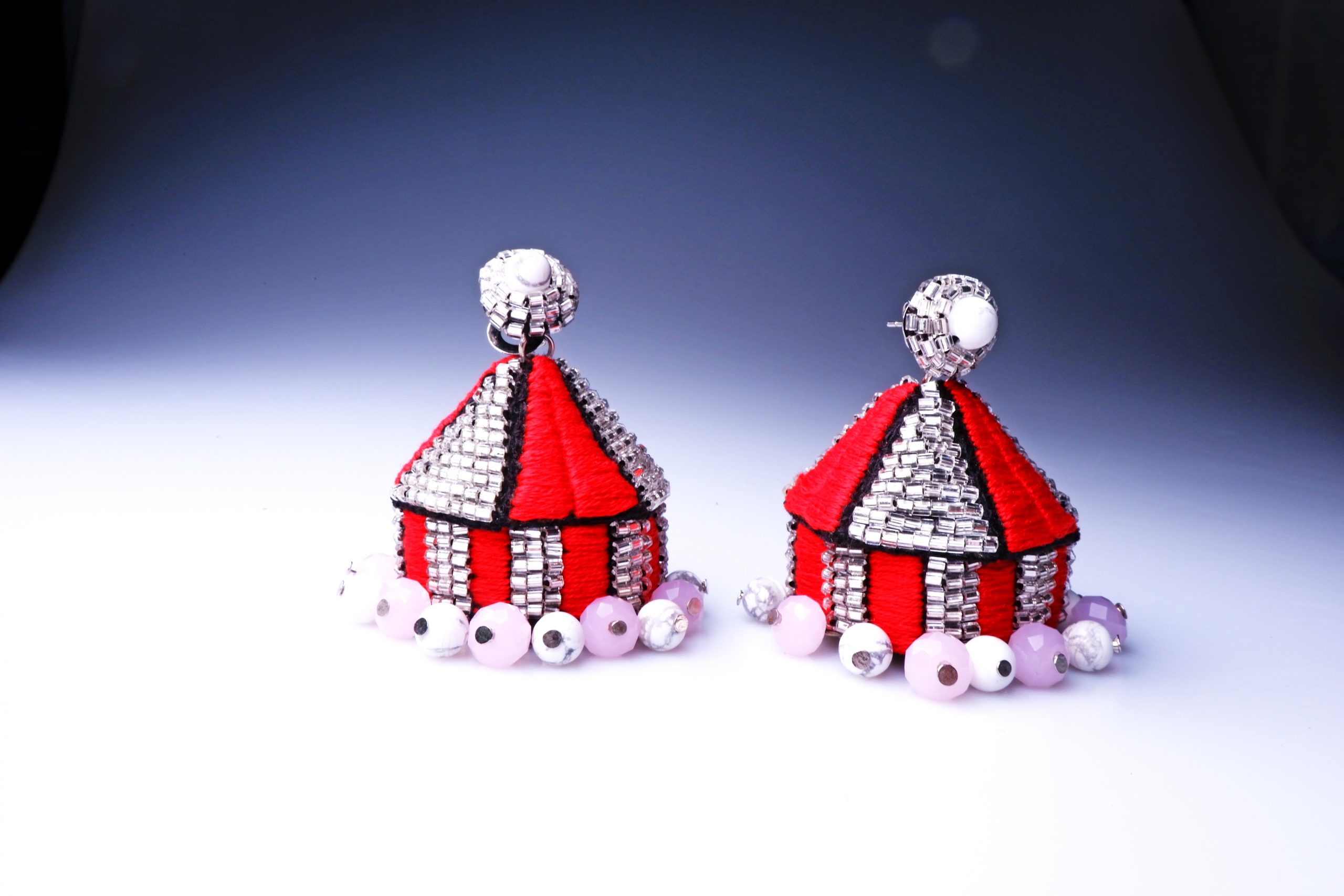 Circus Tent Earrings For Sale Flutter Statement