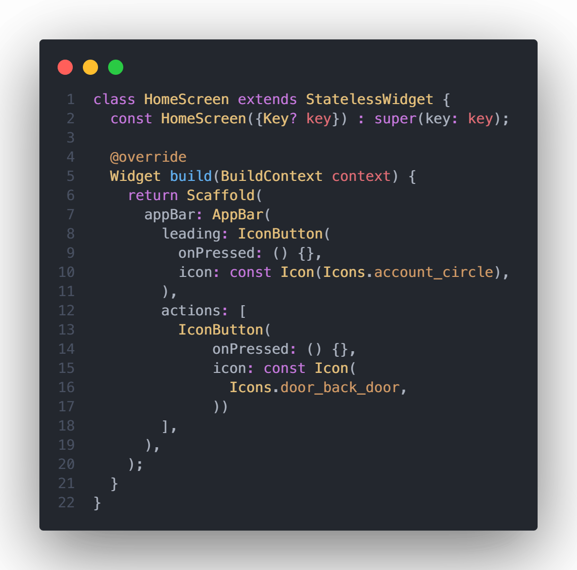 How to add buttons on AppBar in Flutter(Awesome Simple Explanation in 2024) Learn Everything
